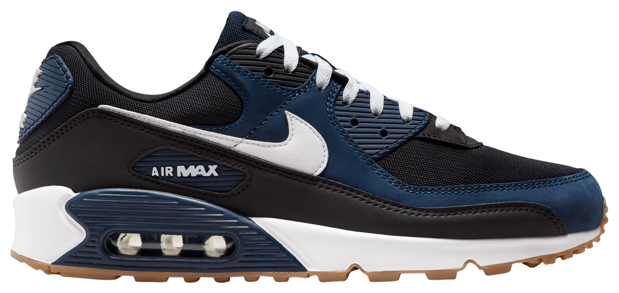 Nike Air Max 90 - Midnight Navy/White/Gum Medium Brown - Image 1