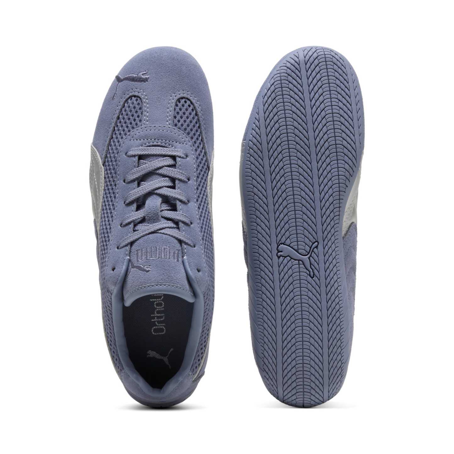 Speedcat Premium Women's Sneakers - Gray Sky-Matte Silver - 4