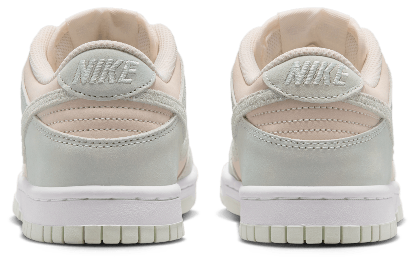 Nike Dunk Low Suede 童款 - Chalk/Barely Volt/White - Image 3