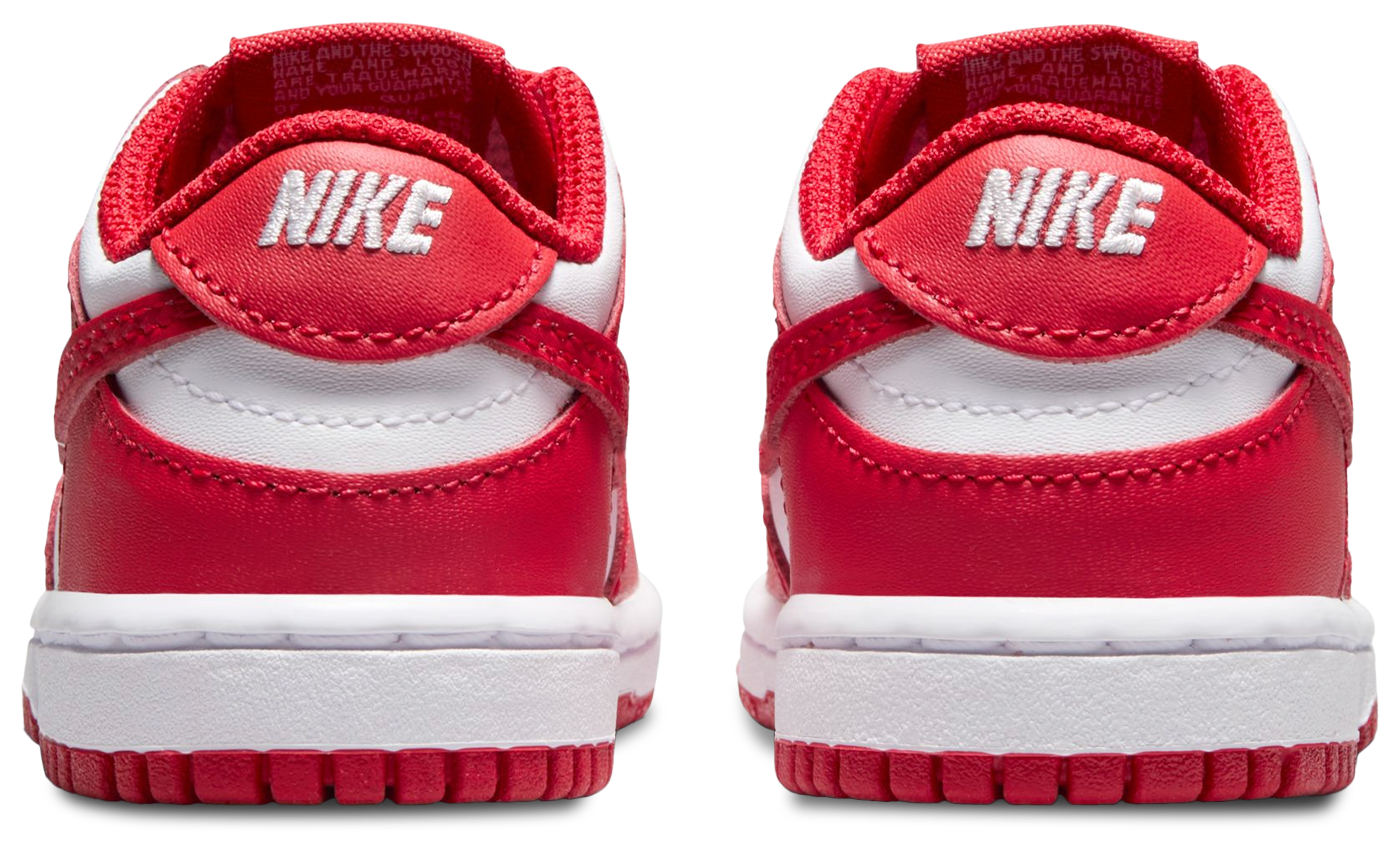 Nike Dunk Low 童款 - University Red/White - Image 3