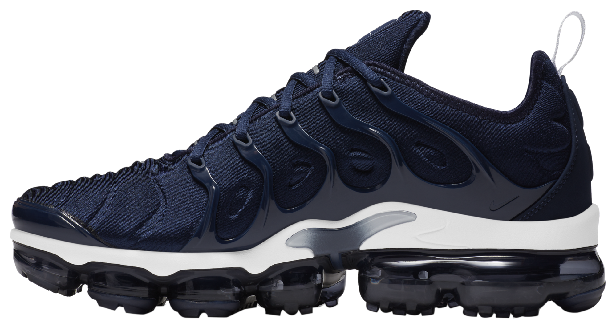 Nike Air Vapormax Plus - Midnight Navy/Metallic Silver/White - Image 2