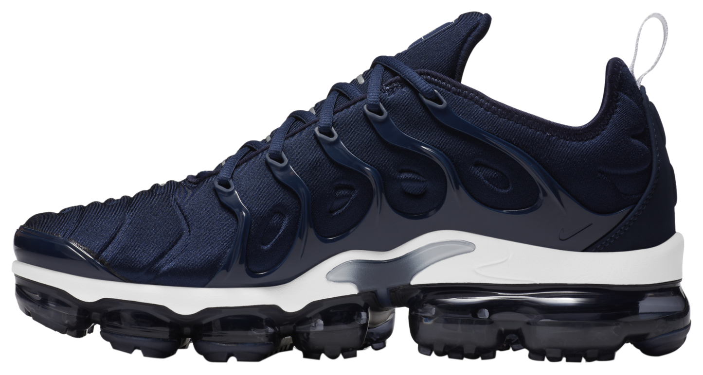 Nike Air Vapormax Plus - Midnight Navy/Metallic Silver/White - Image 2