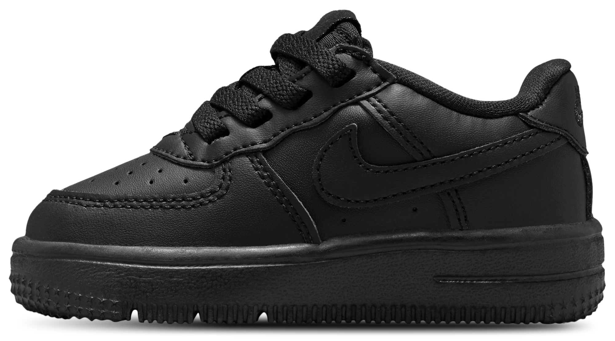 Nike Air Force 1 童款 - Black/Black - Image 2