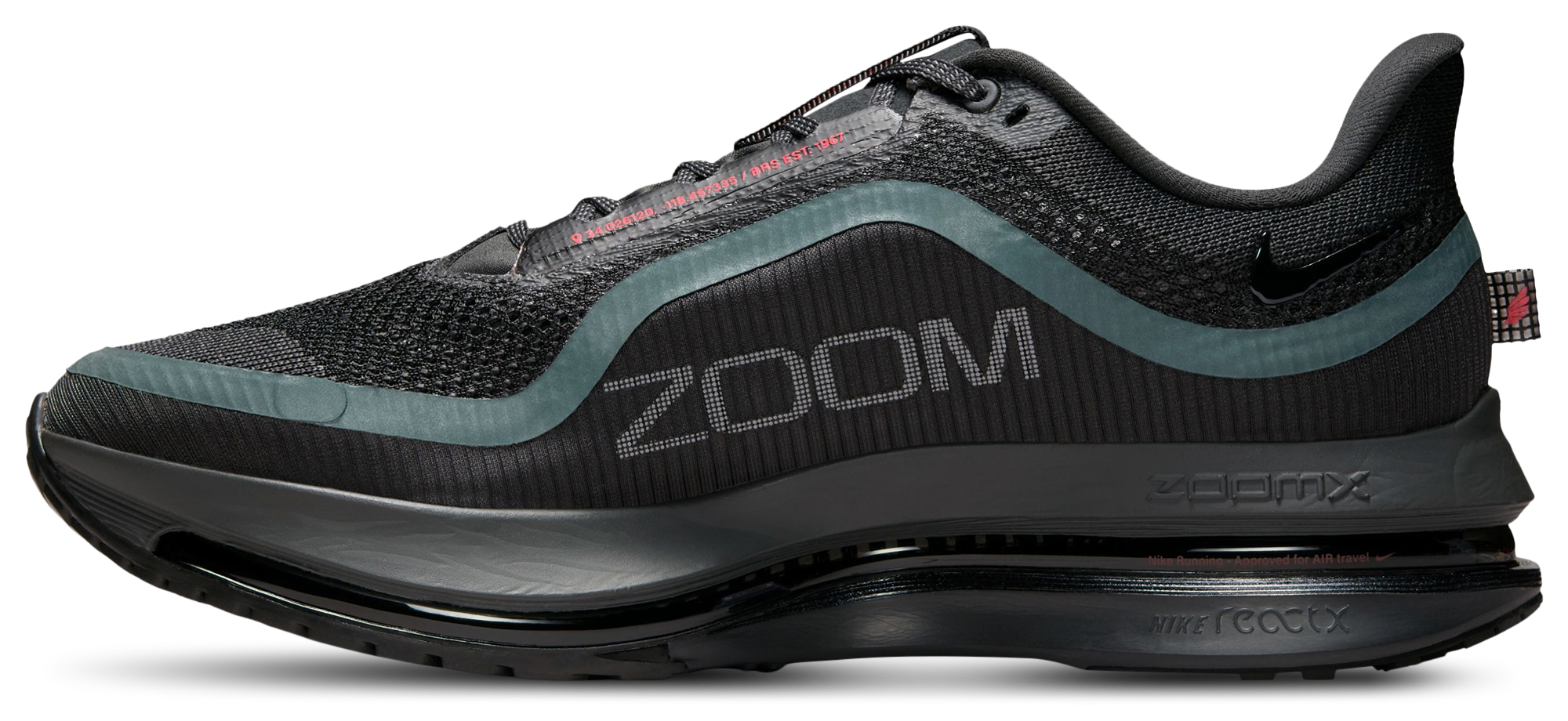 Nike Pegasus Premium - Anthracite/Black/Bright Crimson - Image 2