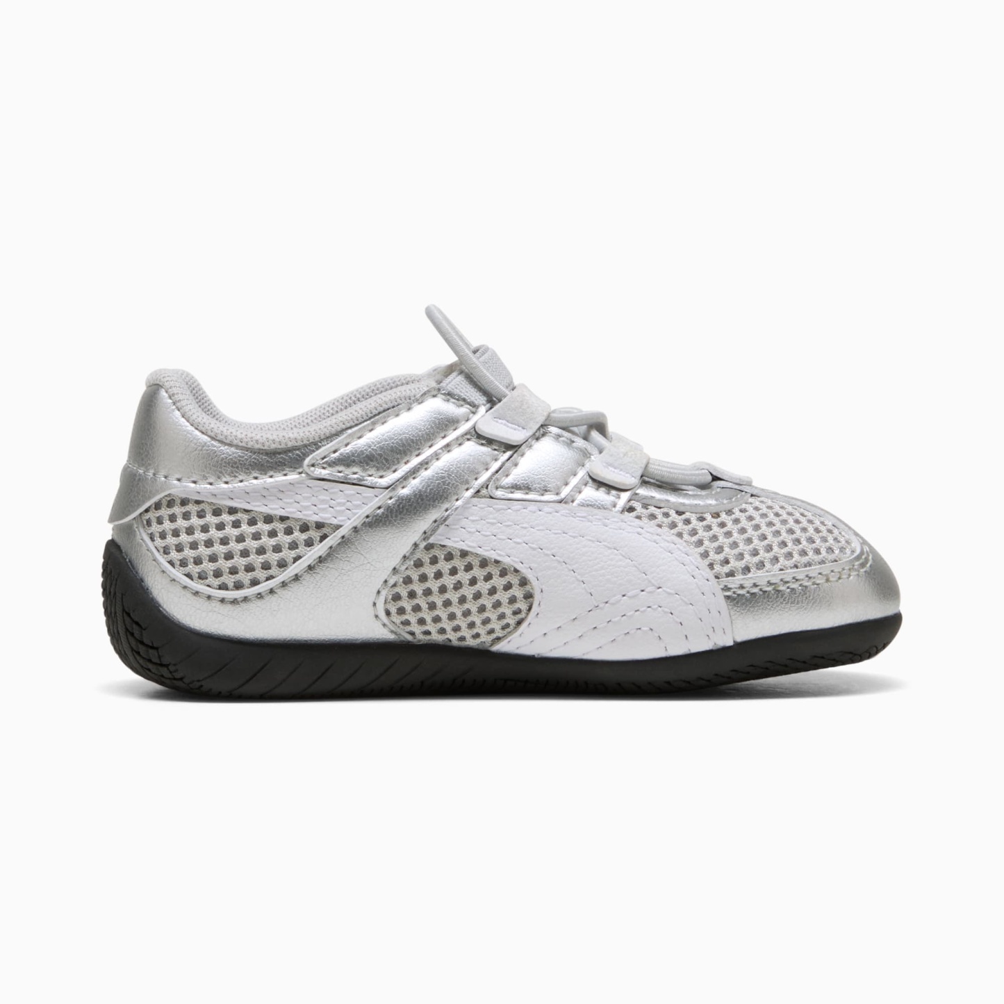 Speedcat Go Metallic Toddlers' Easy On Sneakers - PUMA Silver-PUMA White-PUMA Black - 5