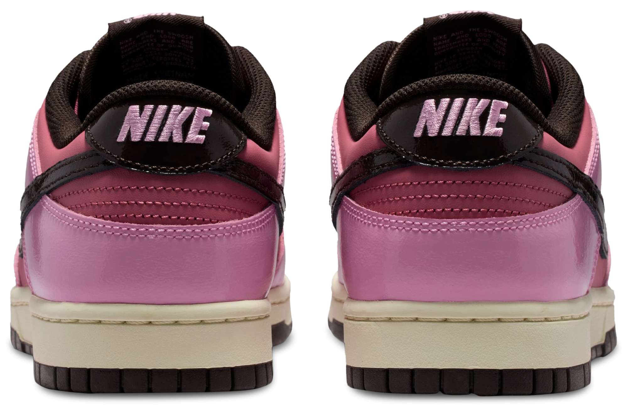 Nike Dunk Low - Brown/White/Pink - Image 3