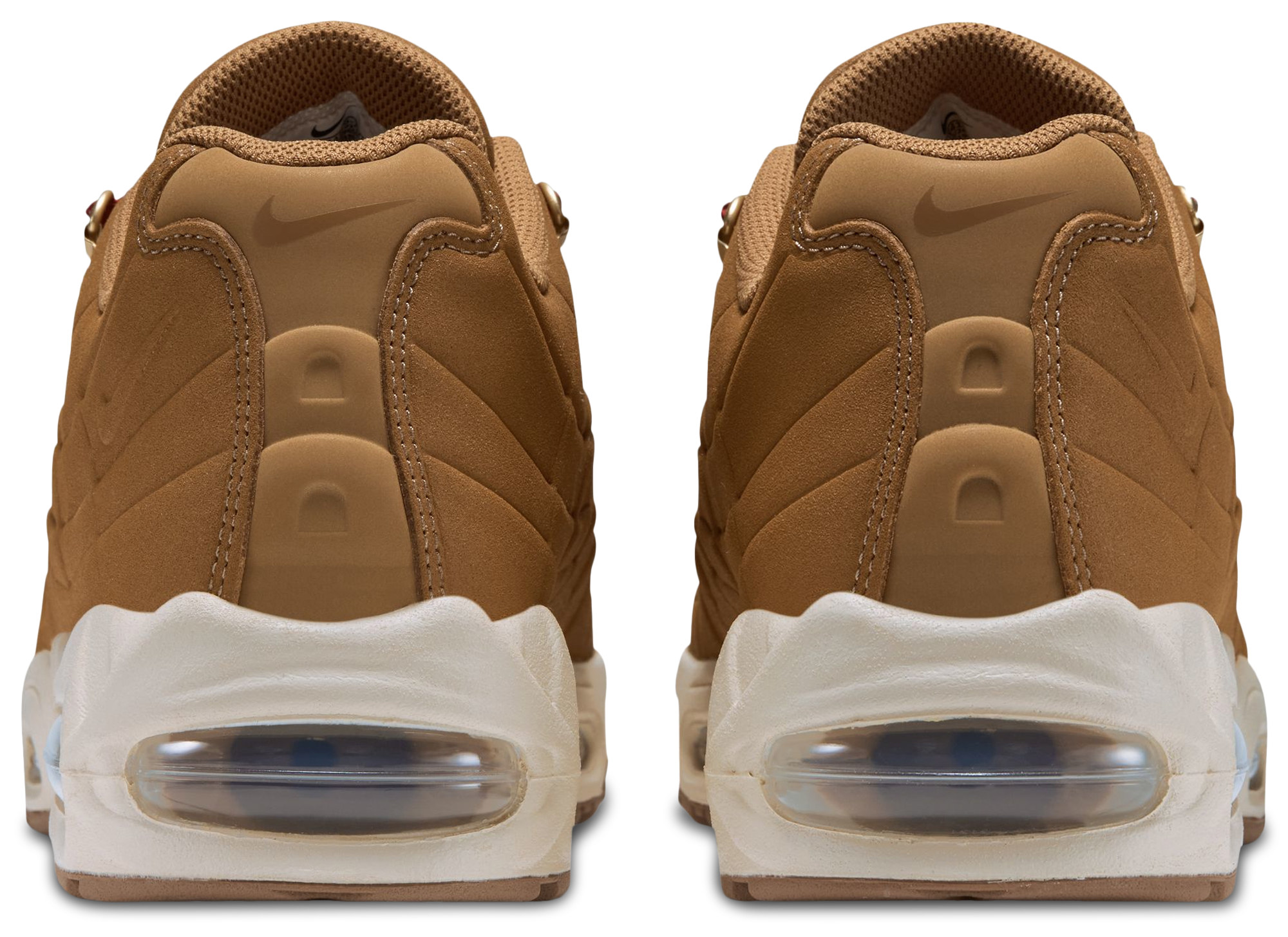 Nike Air Max 95 OG Big Bubble NA20 - Wheat/Red/Brown - Image 3