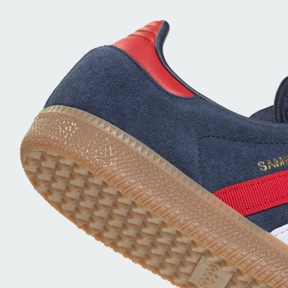 adidas Samba OG Shoes - Night Indigo / Better Scarlet / Cloud White - View 9
