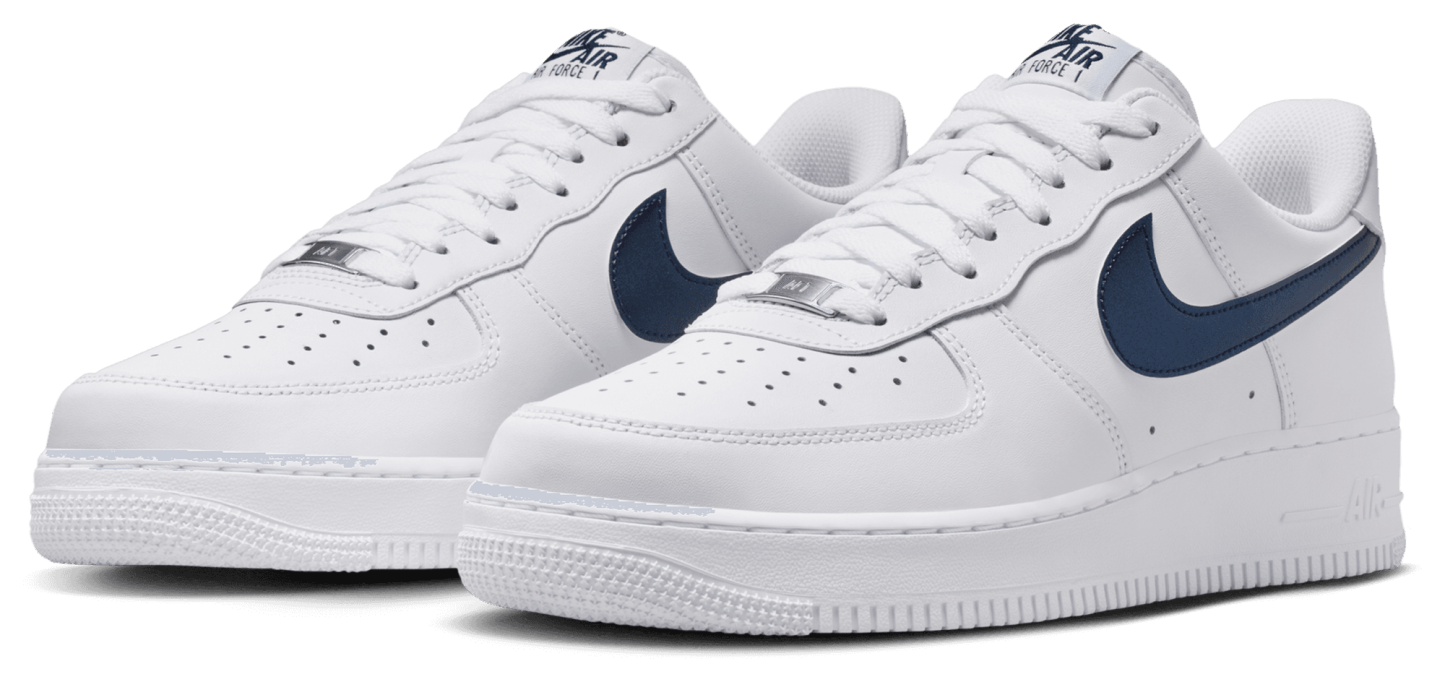 Nike Air Force 1 Low US - White/Midnight Navy/University Red - Image 6