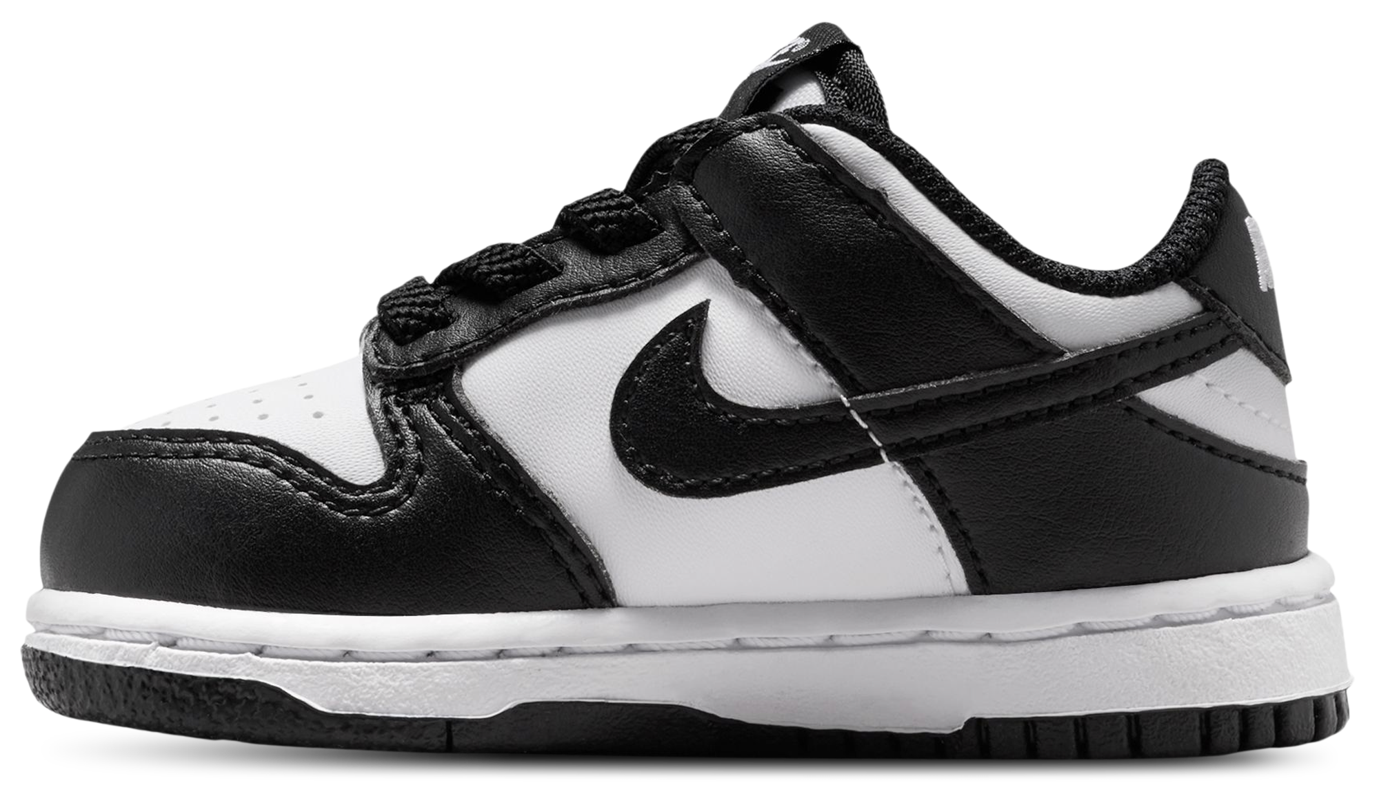 Nike Dunk Low 童款 - White/Black/White - Image 2