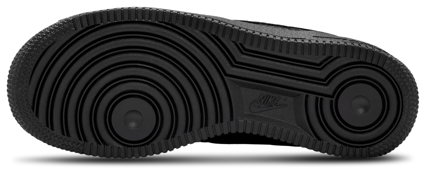 Nike Air Force 1 Low 童款 - Black/Black/Black - Image 5