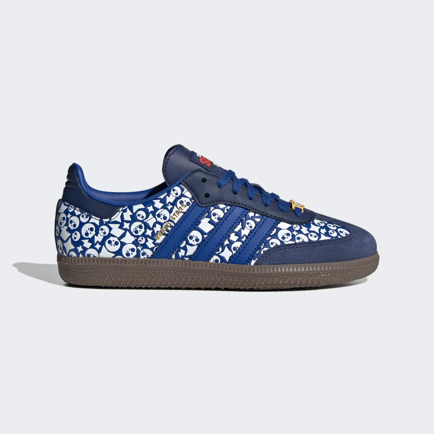 adidas ADIDAS BRAWL STARS SAMBA OG SHOES - Royal Blue / Royal Blue / Dark Blue - View 3