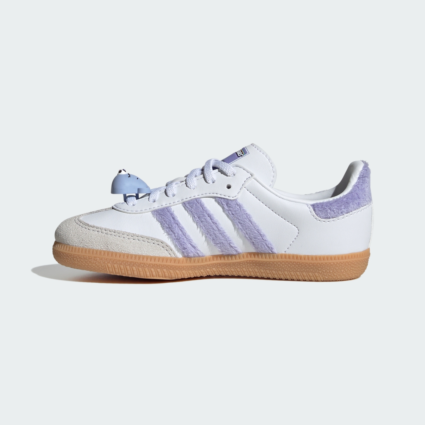 adidas ADIDAS CARE BEARS SAMBA OG COMFORT CLOSURE ELASTIC LACE SHOES - Light Purple / Cloud White / Blue Dawn - View 8