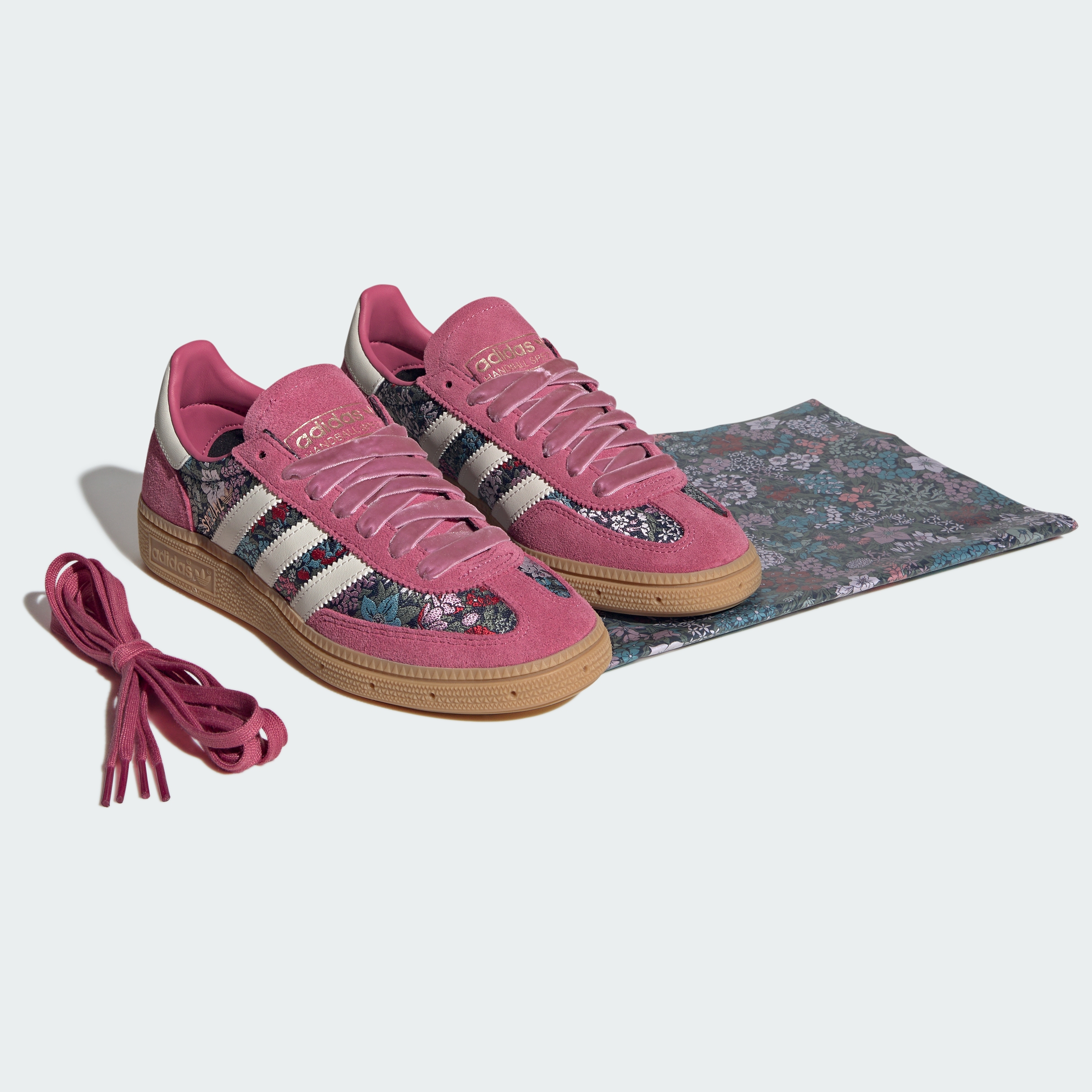 adidas ADIDAS LIBERTY HANDBALL SPEZIAL SHOES - Equipment Red / Cream White / Gum - View 2