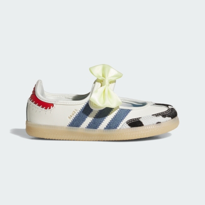 adidas ADIDAS PIXAR TOY STORY SAMBA JANE CHILD SHOES - Off White / Core Black / Gum - View 3