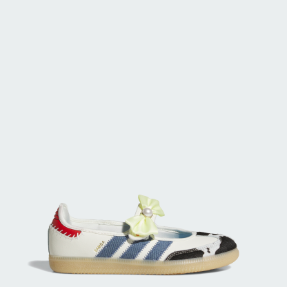adidas ADIDAS PIXAR TOY STORY SAMBA JANE JUNIOR SHOES - Off White / Core Black / Gum - View 1