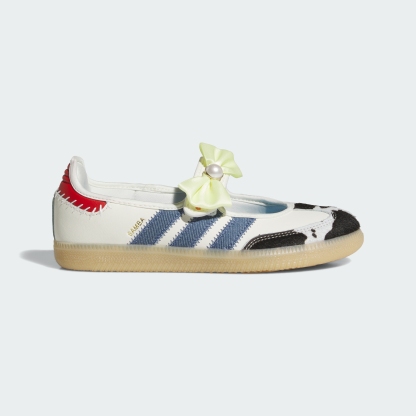 adidas ADIDAS PIXAR TOY STORY SAMBA JANE JUNIOR SHOES - Off White / Core Black / Gum - View 3