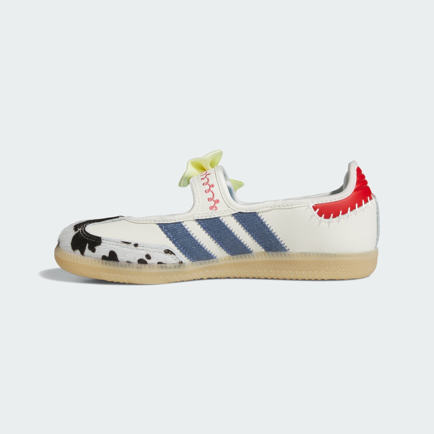 adidas ADIDAS PIXAR TOY STORY SAMBA JANE JUNIOR SHOES - Off White / Core Black / Gum - View 7