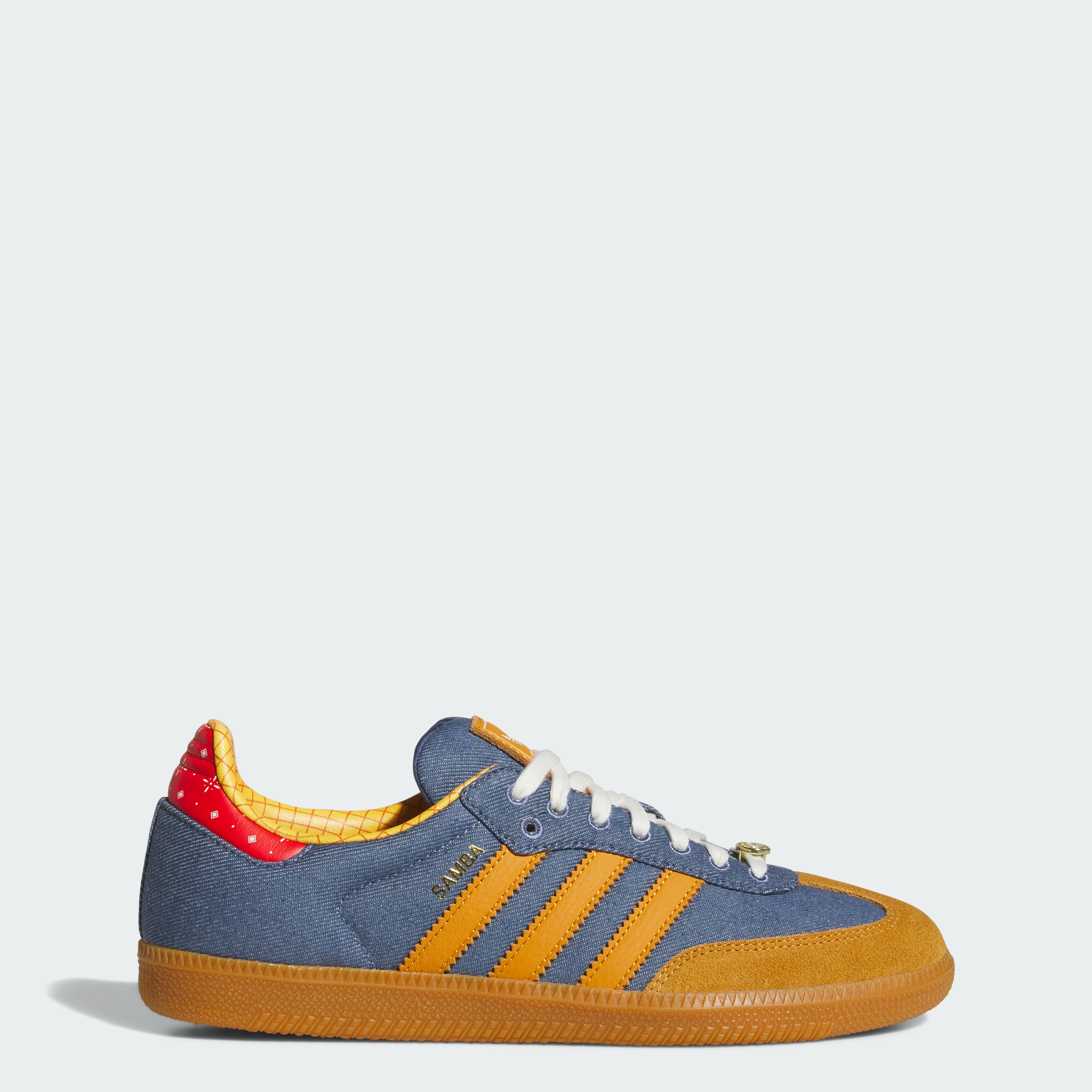 adidas ADIDAS PIXAR TOY STORY SAMBA OG SHOES - Crew Blue / Crew Yellow / Off White - View 1