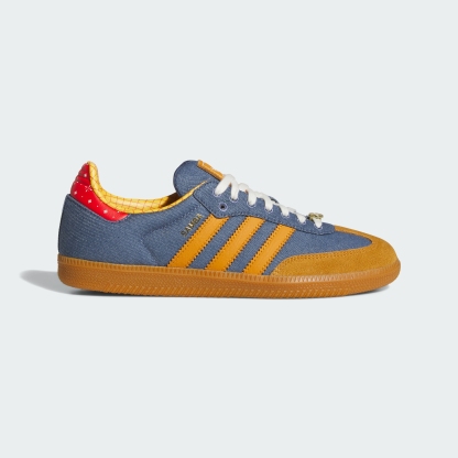 adidas ADIDAS PIXAR TOY STORY SAMBA OG SHOES - Crew Blue / Crew Yellow / Off White - View 3