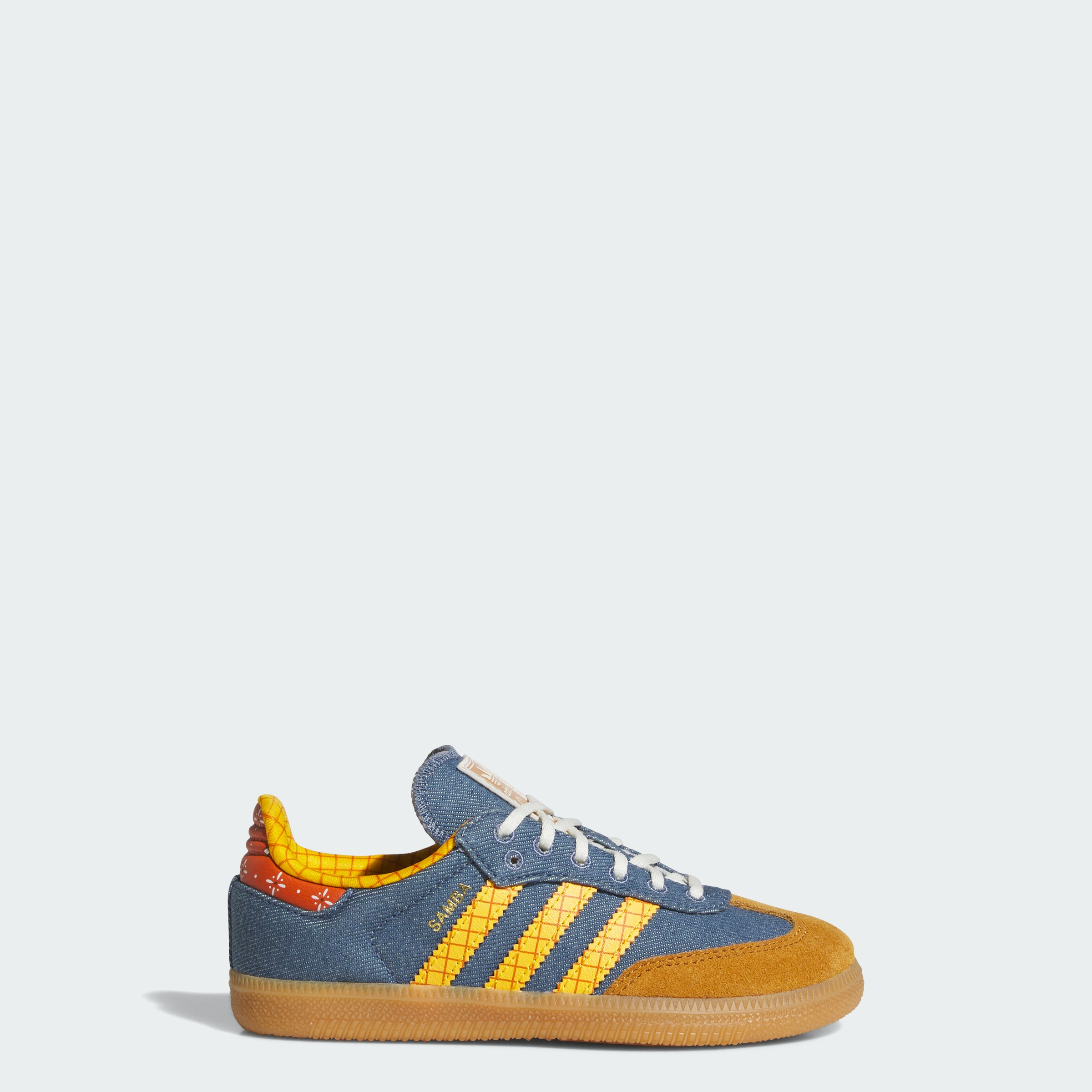 adidas ADIDAS PIXAR TOY STORY SAMBA OG SHOES CHILD - Crew Blue / Crew Yellow / Off White - View 1