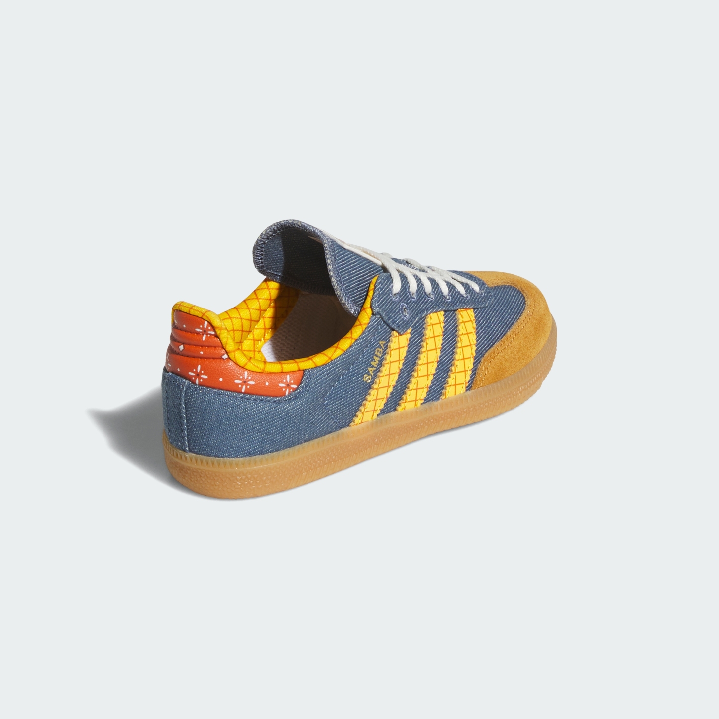adidas ADIDAS PIXAR TOY STORY SAMBA OG SHOES CHILD - Crew Blue / Crew Yellow / Off White - View 6