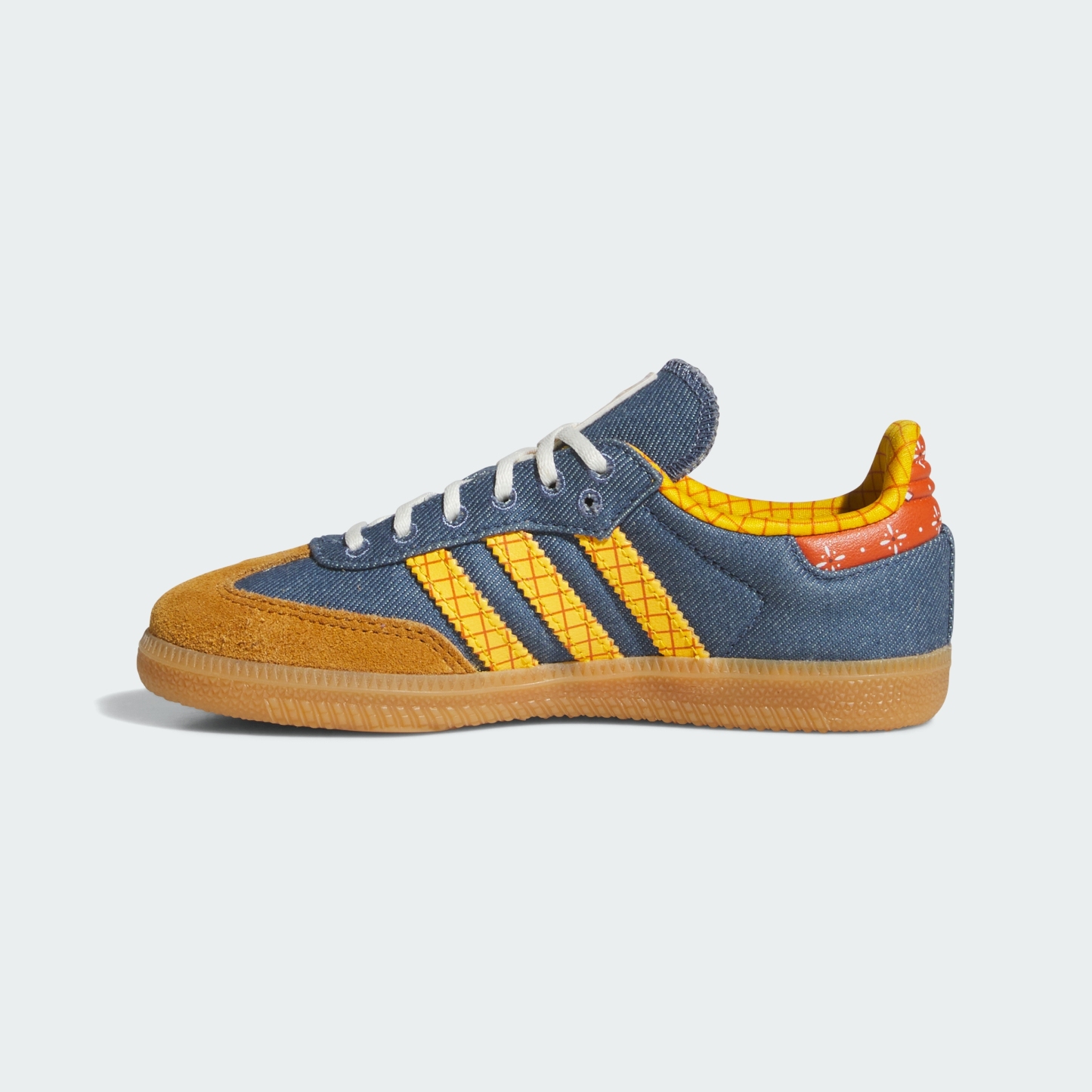 adidas ADIDAS PIXAR TOY STORY SAMBA OG SHOES CHILD - Crew Blue / Crew Yellow / Off White - View 7
