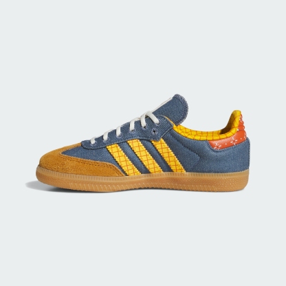 adidas ADIDAS PIXAR TOY STORY SAMBA OG SHOES CHILD - Crew Blue / Crew Yellow / Off White - View 7