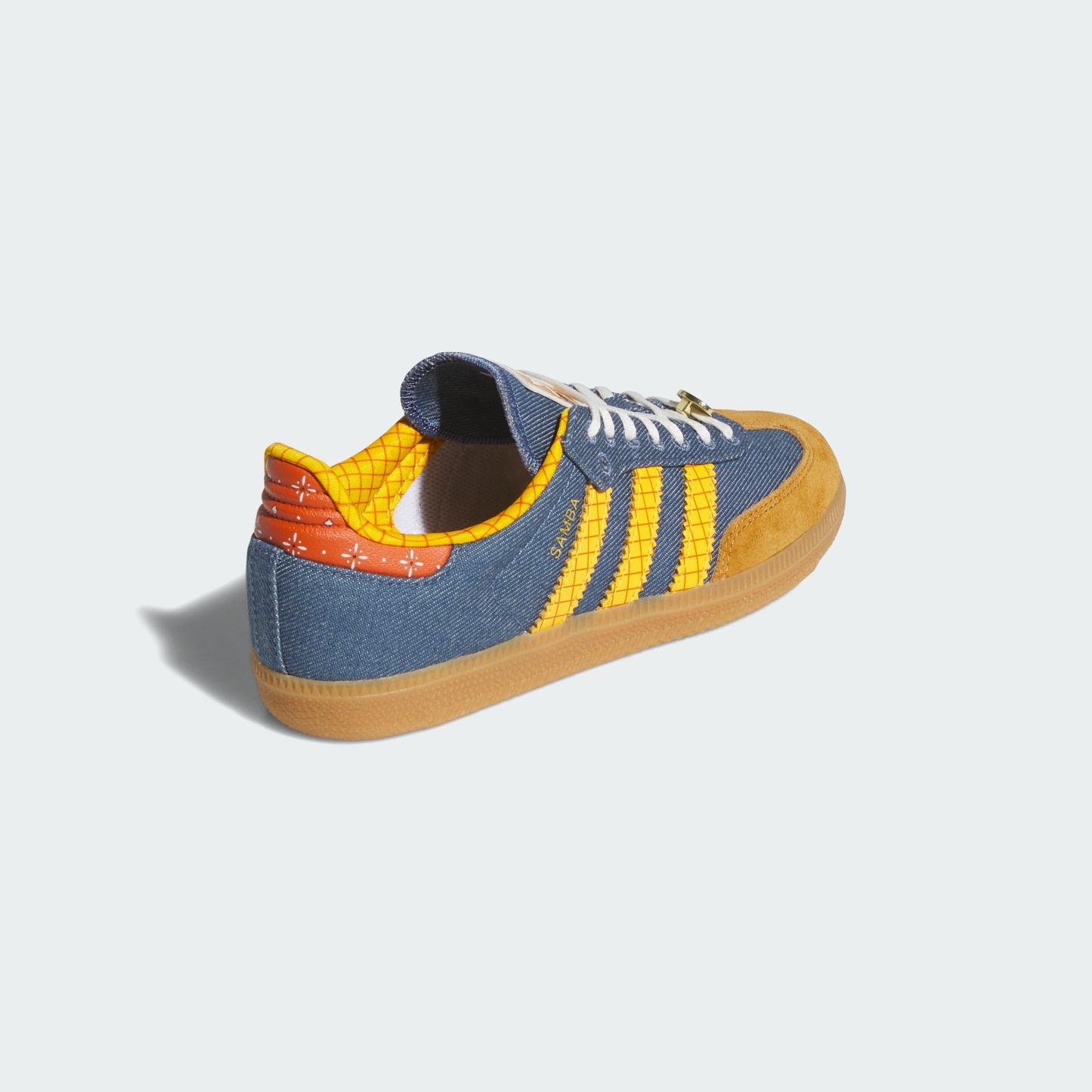 adidas ADIDAS PIXAR TOY STORY SAMBA OG SHOES JUNIOR - Crew Blue / Crew Yellow / Off White - View 6