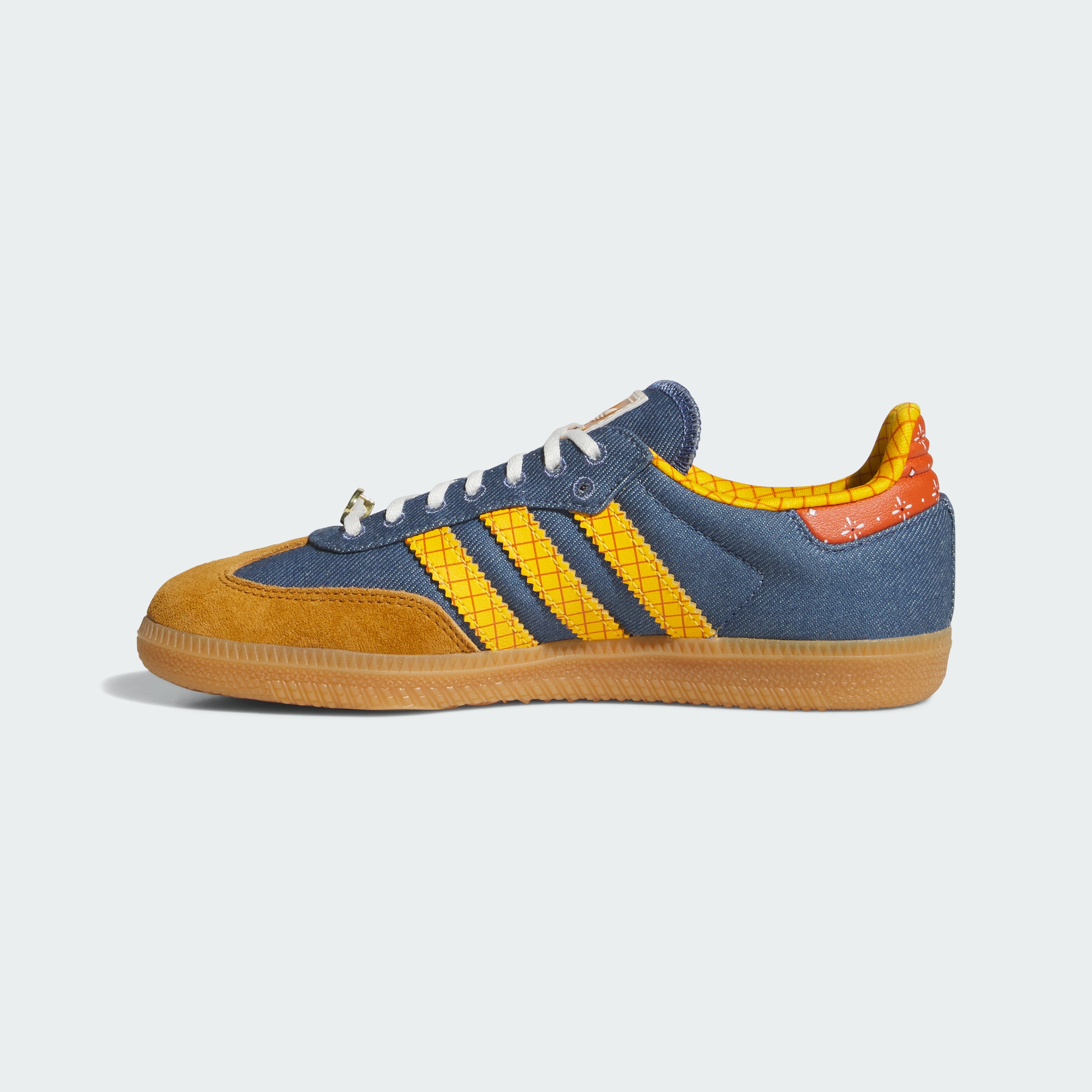 adidas ADIDAS PIXAR TOY STORY SAMBA OG SHOES JUNIOR - Crew Blue / Crew Yellow / Off White - View 7