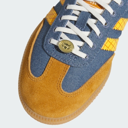 adidas ADIDAS PIXAR TOY STORY SAMBA OG SHOES JUNIOR - Crew Blue / Crew Yellow / Off White - View 8