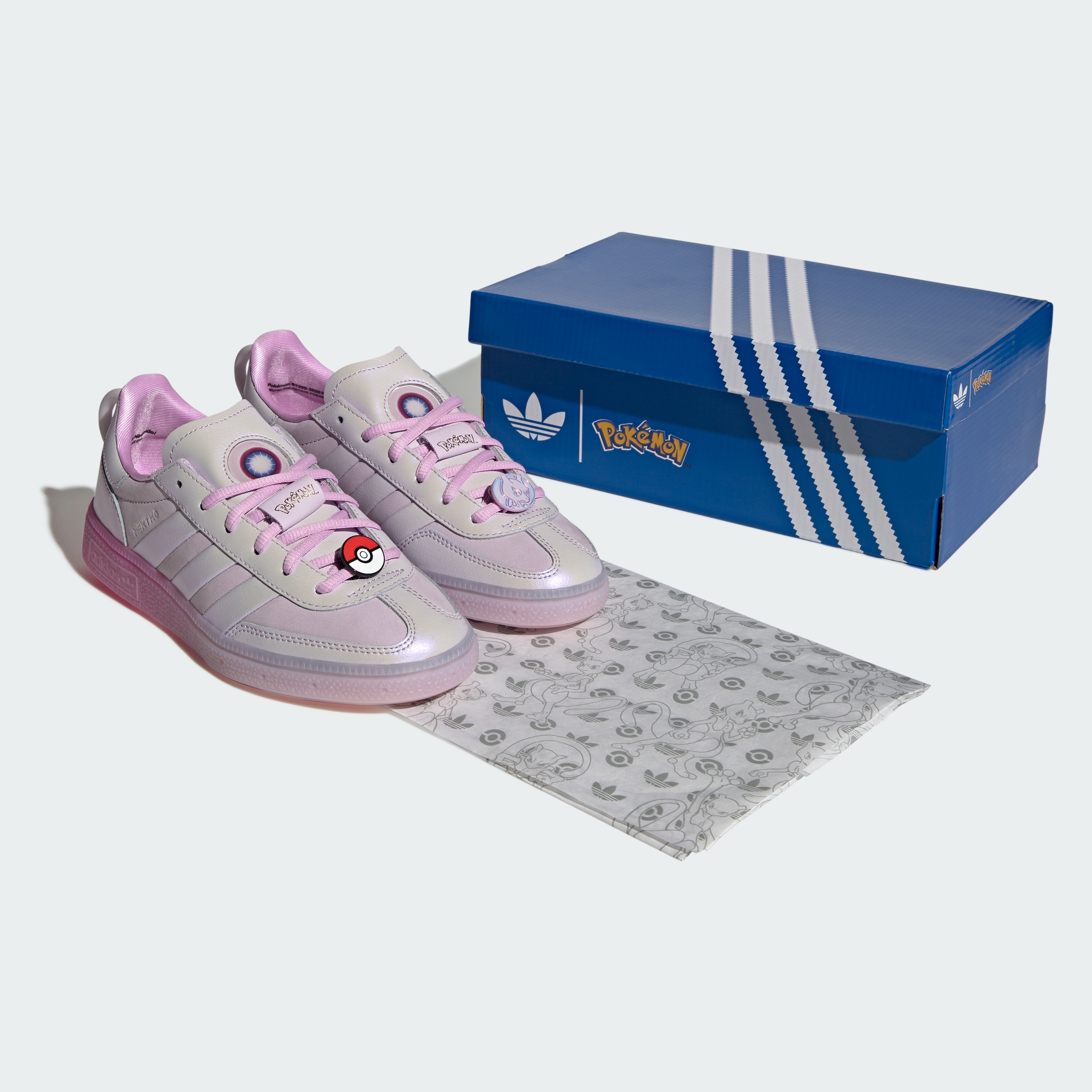adidas ADIDAS Pokémon HANDBALL SPEZIAL SHOES - Ice Lavender / Ice Lavender / Bliss Lilac - View 2