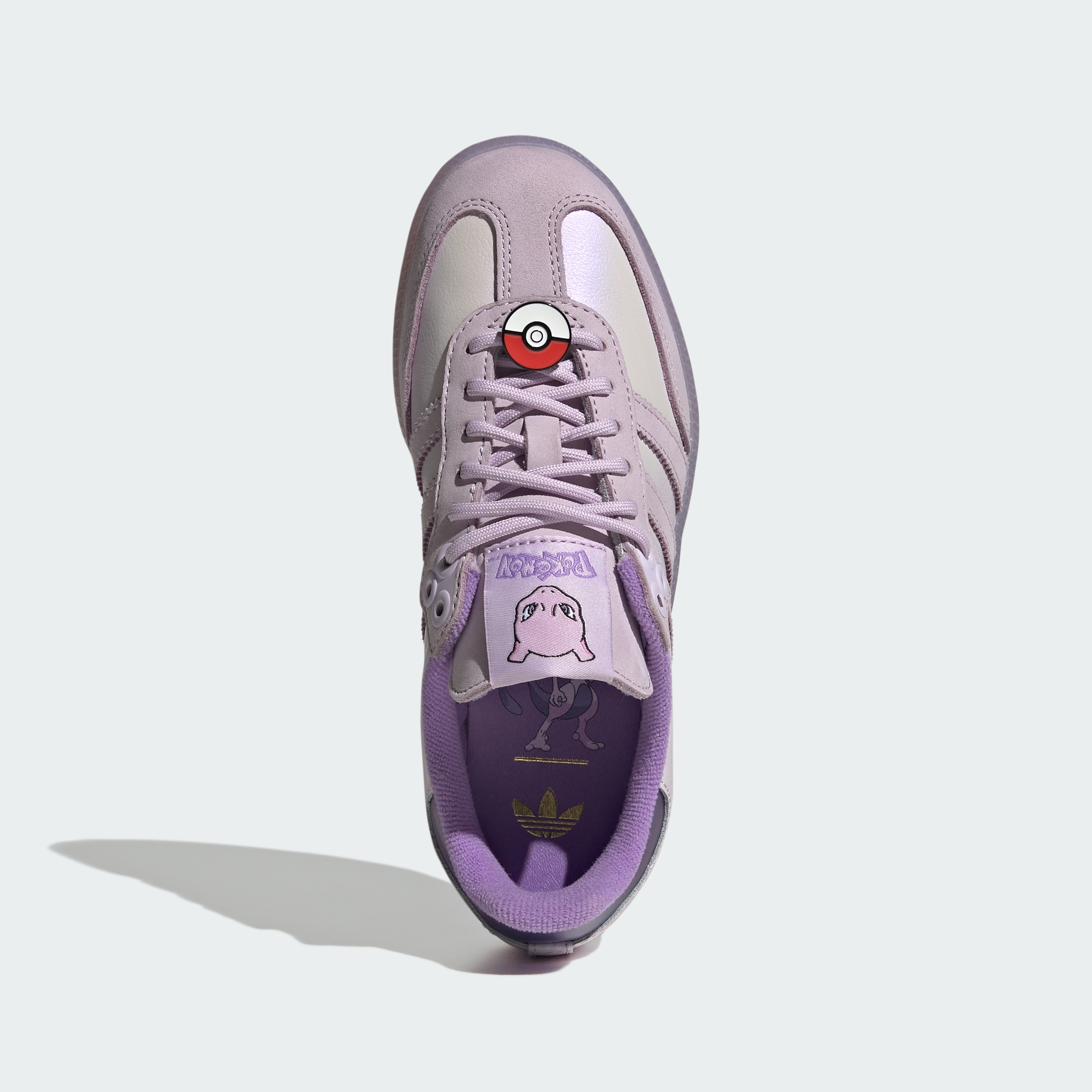 adidas ADIDAS Pokémon SAMBA OG SHOES - Ice Lavender / Ice Lavender / Violet Fusion - View 4