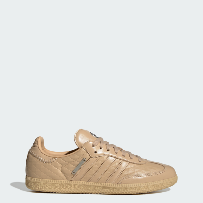 adidas ADIDAS SAMBA OG - MERCEDES-BENZ SHOES - Magic Beige / Magic Beige / Silver Metallic - View 1