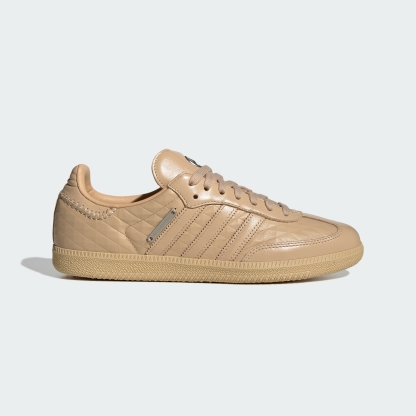 adidas ADIDAS SAMBA OG - MERCEDES-BENZ SHOES - Magic Beige / Magic Beige / Silver Metallic - View 3
