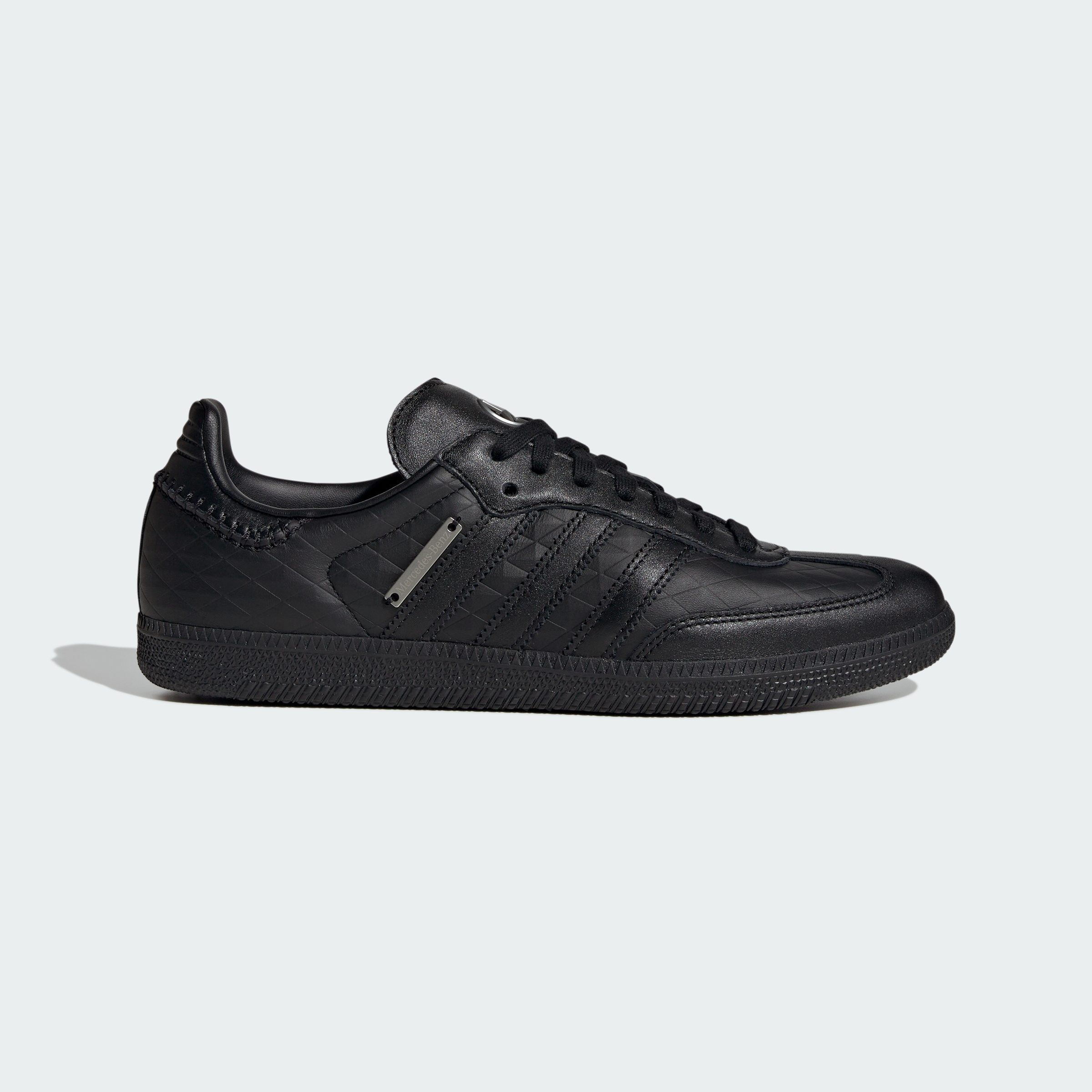 adidas ADIDAS SAMBA OG - MERCEDES-BENZ SHOES - Core Black / Core Black / Silver Metallic - View 3