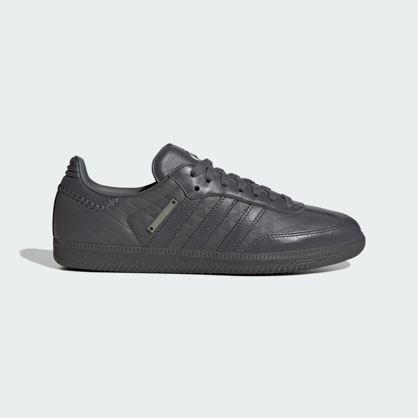 adidas ADIDAS SAMBA OG - MERCEDES-BENZ SHOES - Grey Five / Grey Five / Silver Metallic - View 3