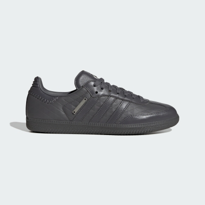 adidas ADIDAS SAMBA OG - MERCEDES-BENZ SHOES - Grey Five / Grey Five / Silver Metallic - View 3