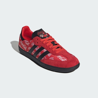 adidas ADIDAS X COCA-COLA SAMBA OG SHOES - None / Core Black / Cloud White - View 6