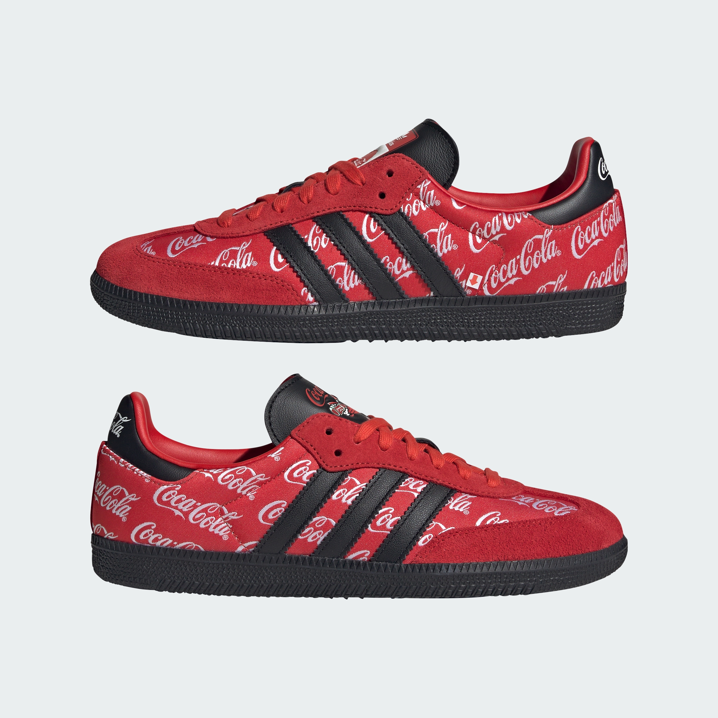 adidas ADIDAS X COCA-COLA SAMBA OG SHOES - None / Core Black / Cloud White - View 9