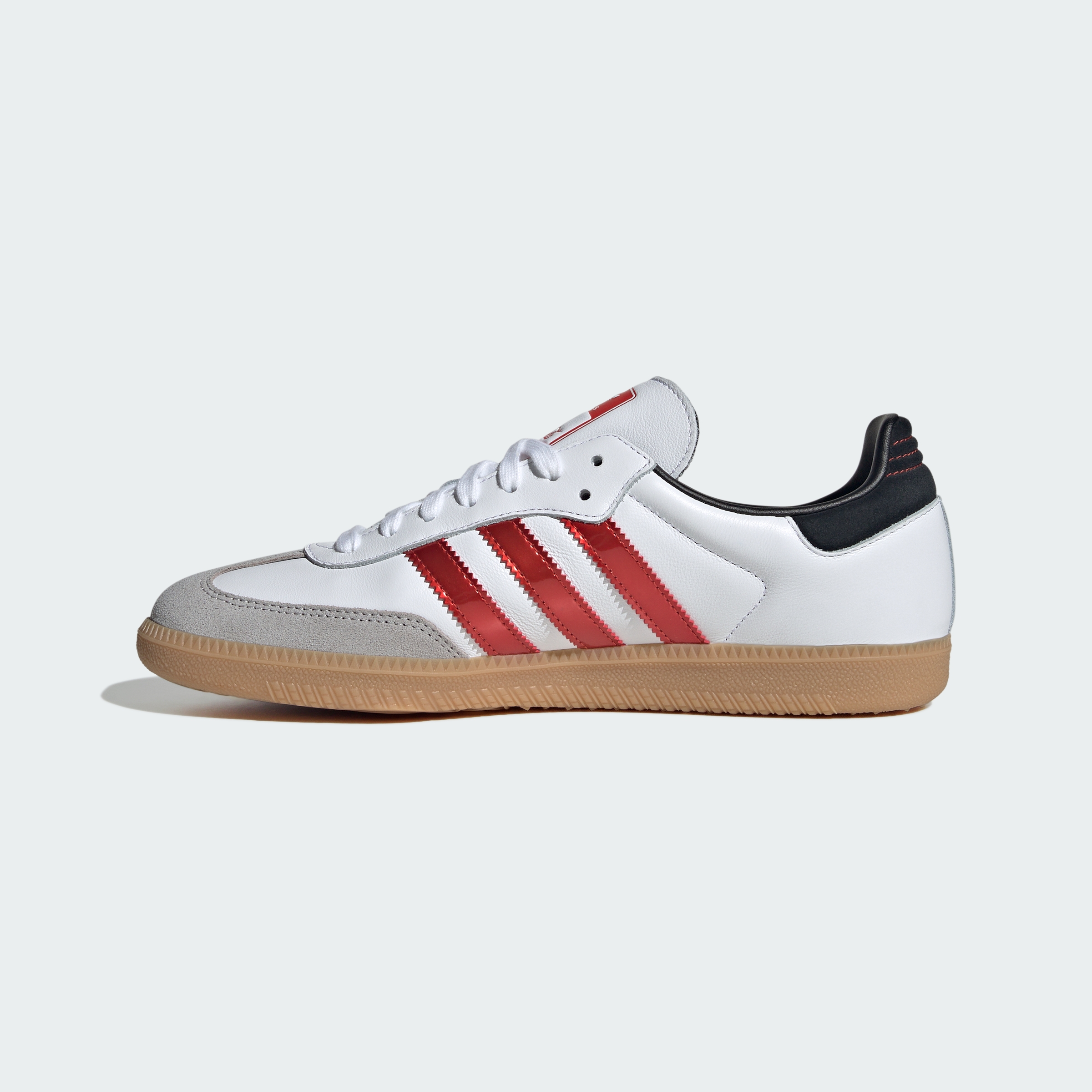 adidas ADIDAS X COCA-COLA SAMBA OG SHOES - Cloud White / None / Gum - View 8