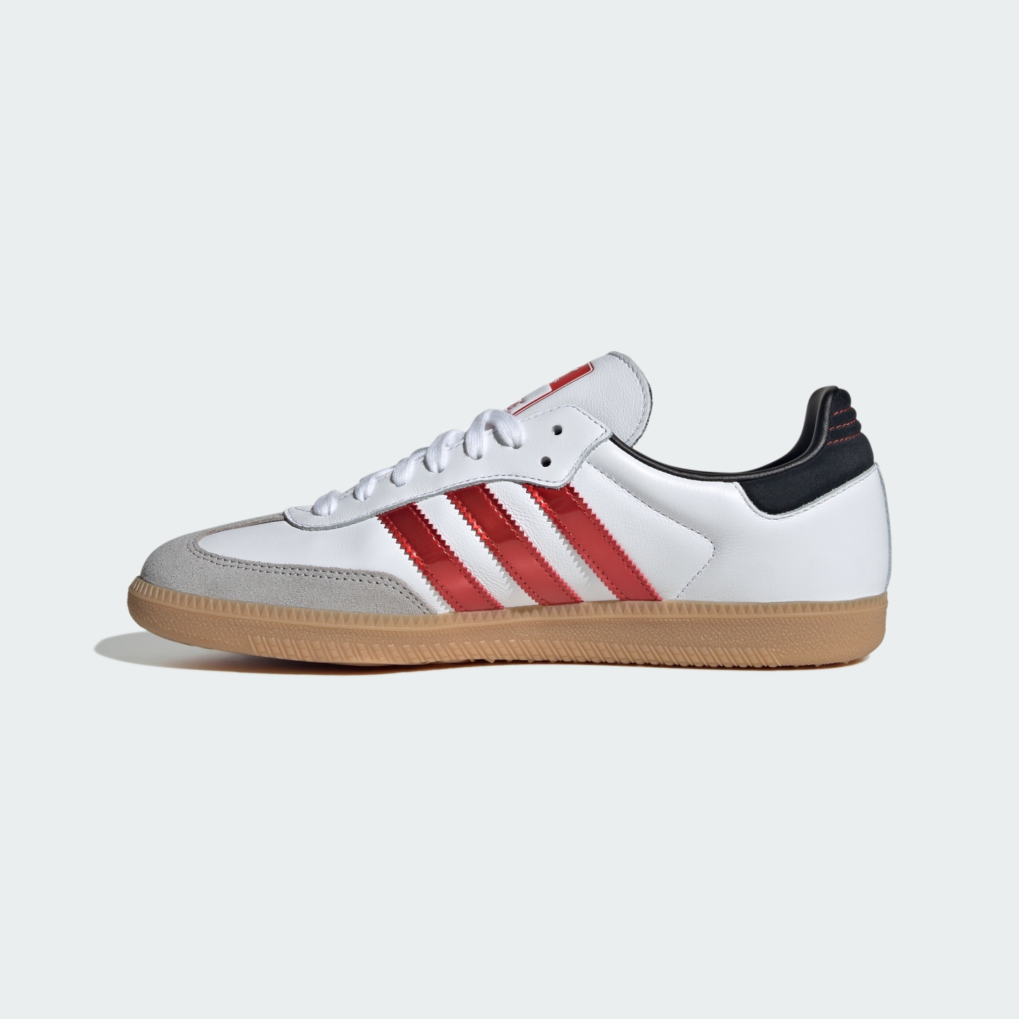 adidas ADIDAS X COCA-COLA SAMBA OG SHOES - Cloud White / None / Gum - View 8