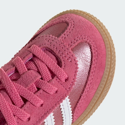 adidas HANDBALL SPEZIAL COMFORT CLOSURE ELASTIC LACE SHOES - Pink Fusion / Cloud White / Gum - View 9