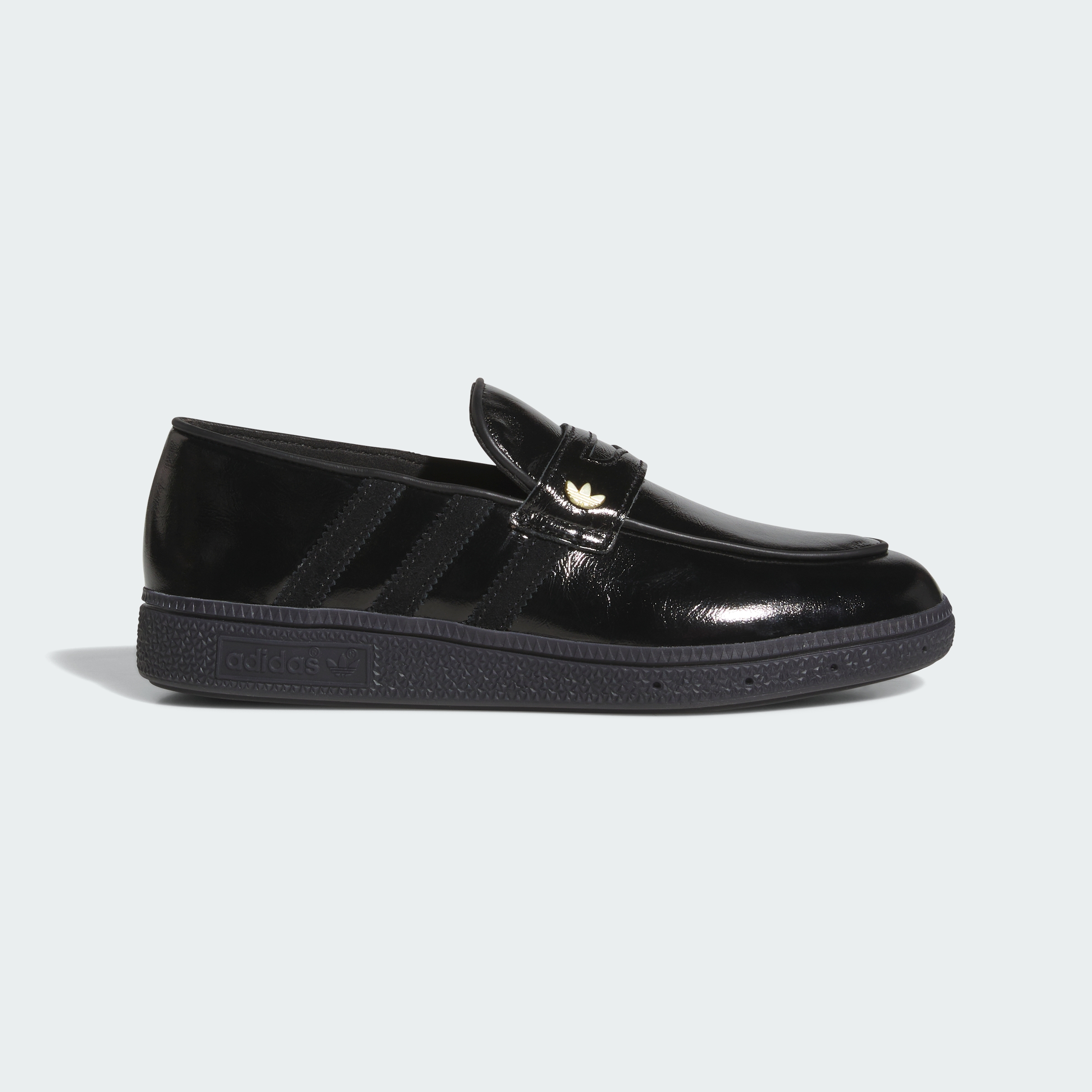 adidas HANDBALL SPEZIAL LOAFER SHOES - Core Black / Core Black / Gold Metallic - View 3