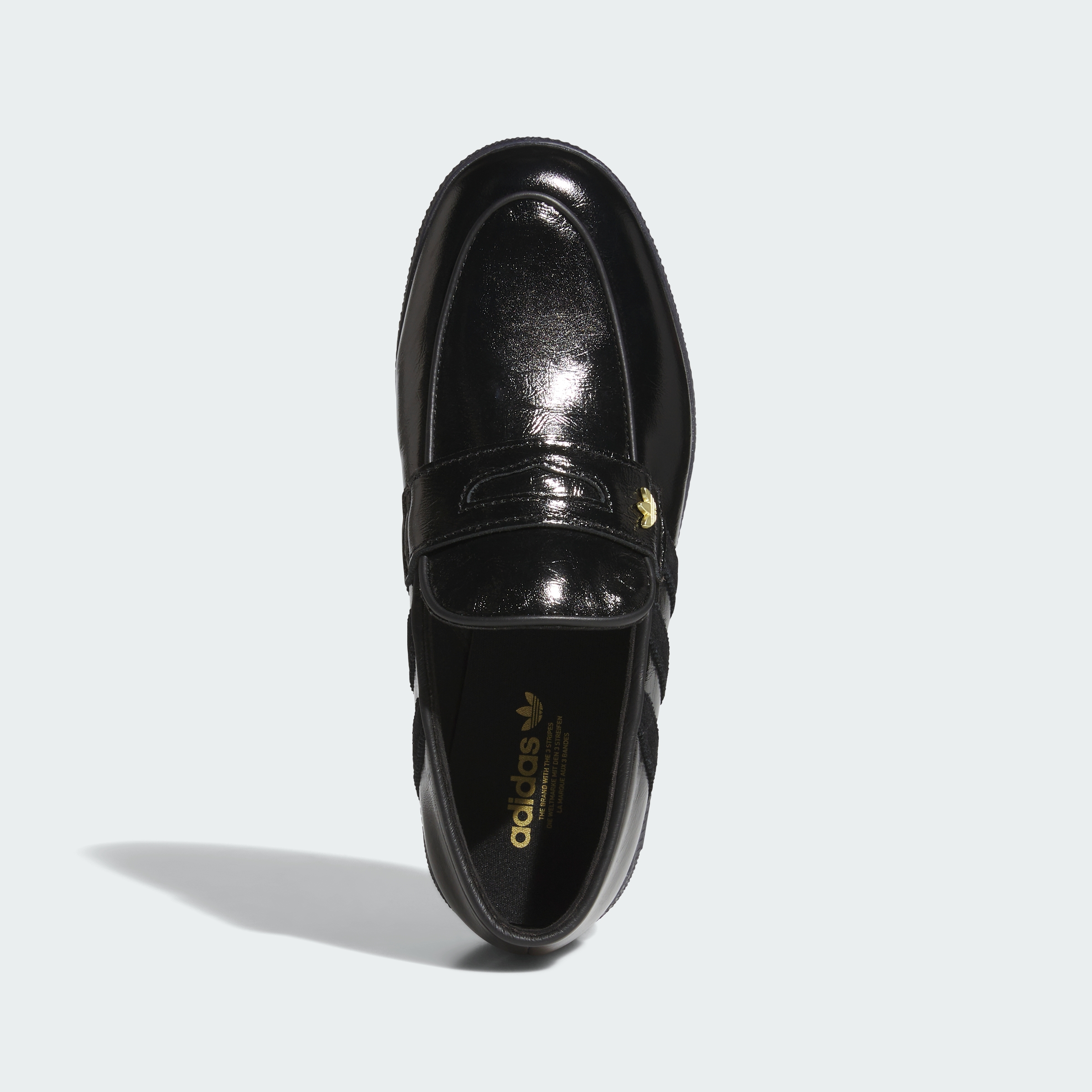 adidas HANDBALL SPEZIAL LOAFER SHOES - Core Black / Core Black / Gold Metallic - View 2