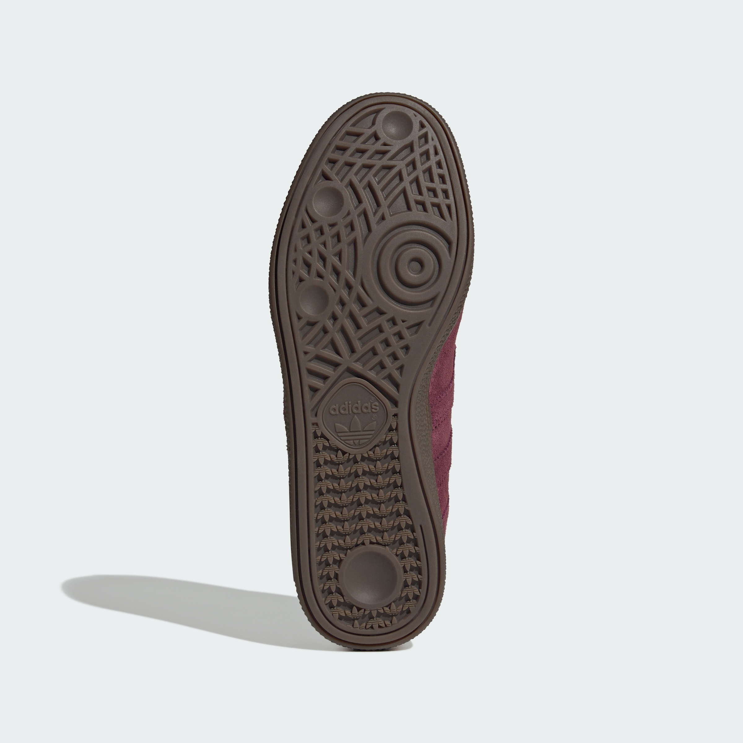 adidas HANDBALL SPEZIAL LOAFER SHOES - Maroon / Maroon / Gum - View 4