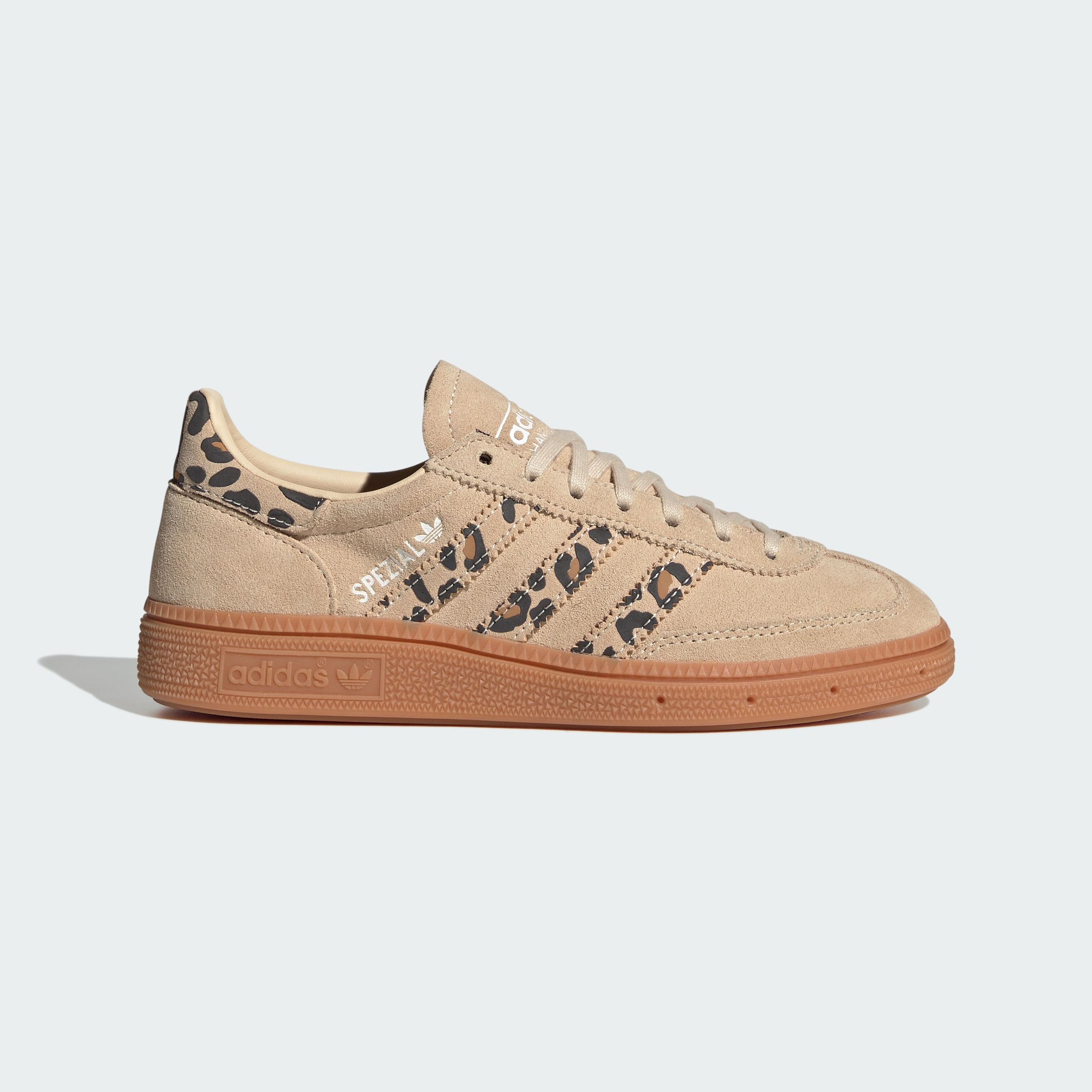 adidas HANDBALL SPEZIAL SHOES - Sand Strata / Cloud White / Mesa - View 3