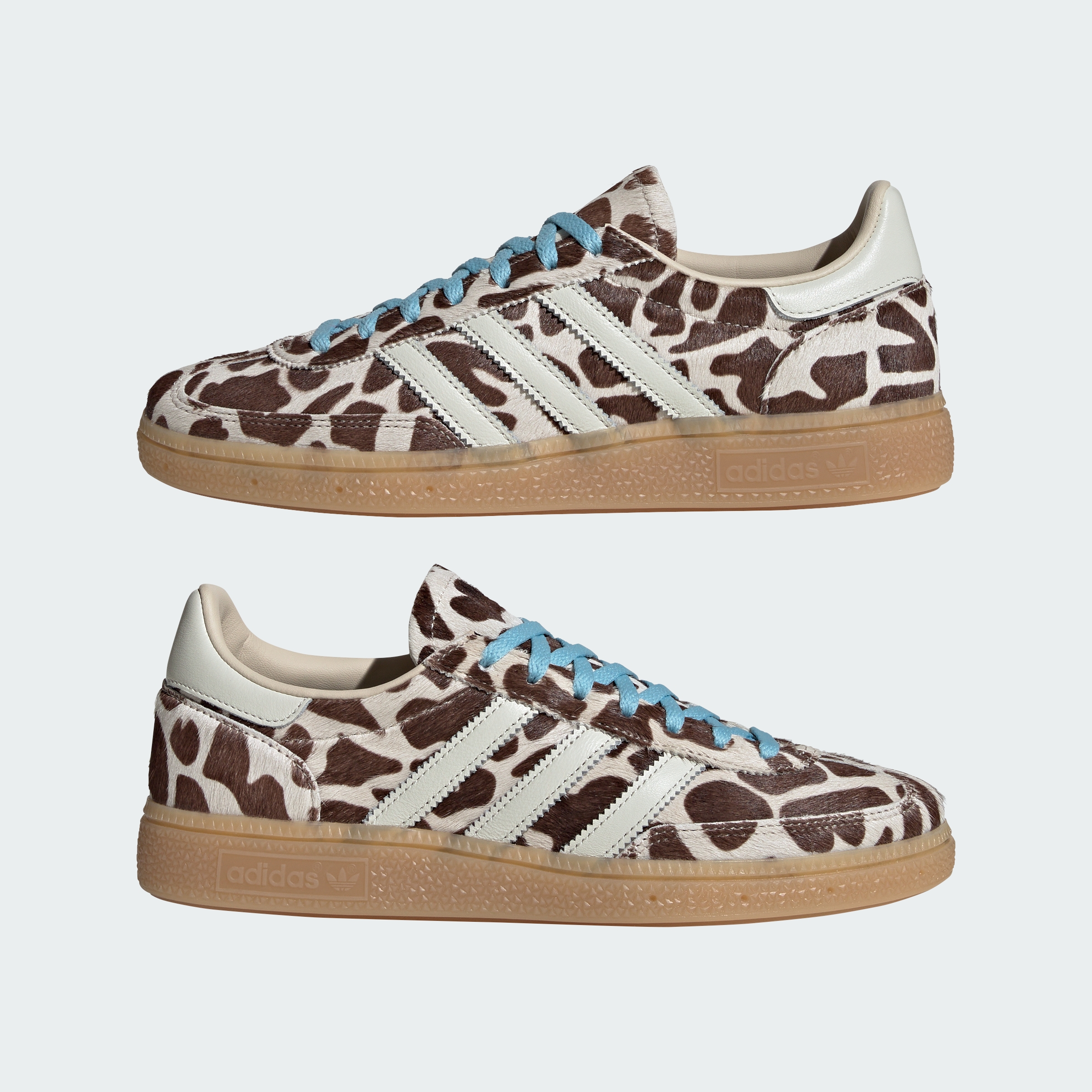 adidas HANDBALL SPEZIAL SHOES - Crystal Linen / Ivory / Icey Blue - View 9