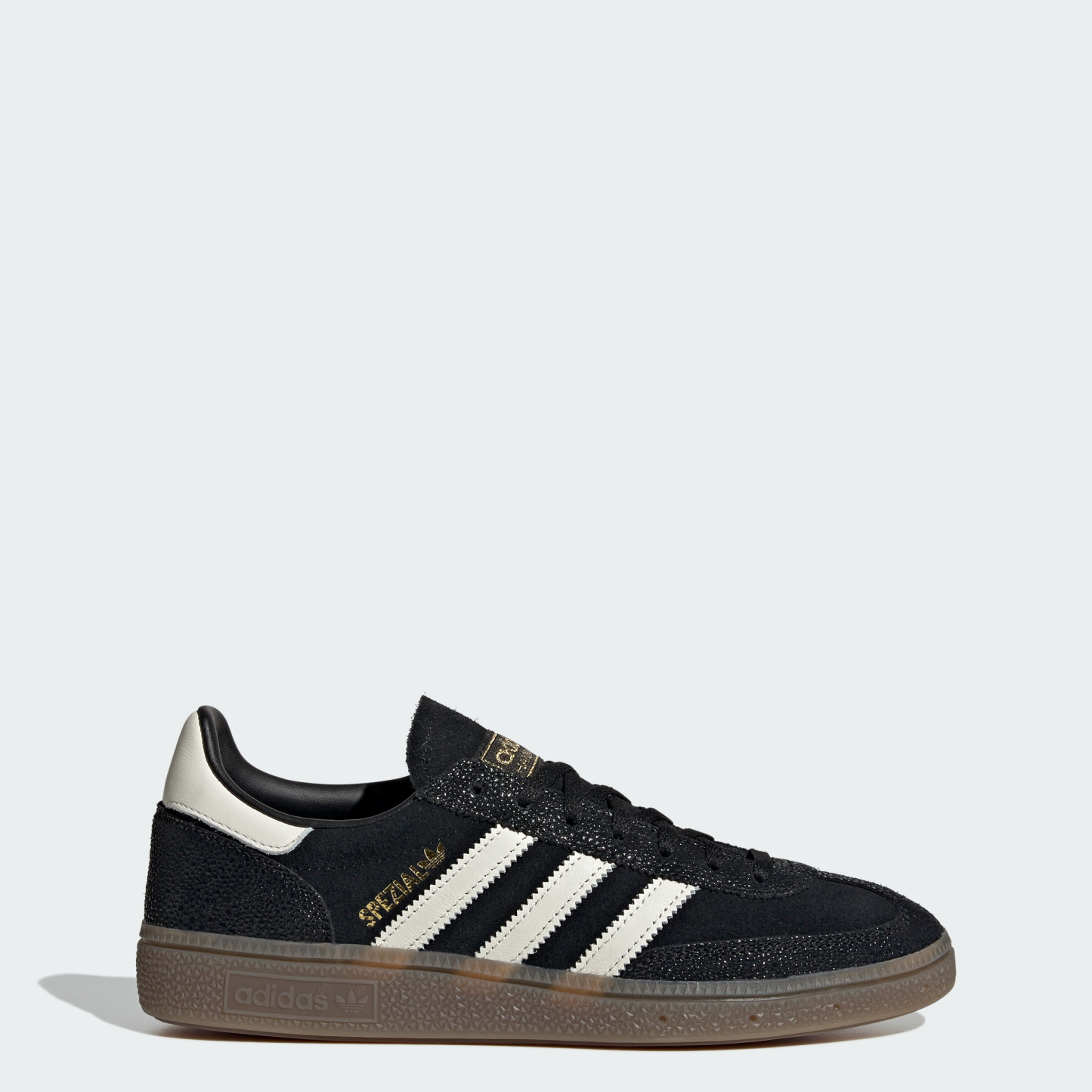 adidas HANDBALL SPEZIAL SHOES - Core Black / Cloud White / Gold Metallic - View 1