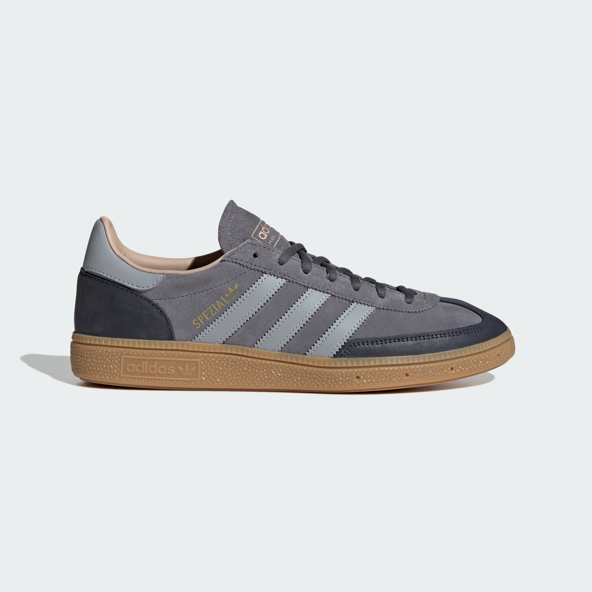 adidas HANDBALL SPEZIAL SHOES - Onix / Halo Silver / Gum - View 3